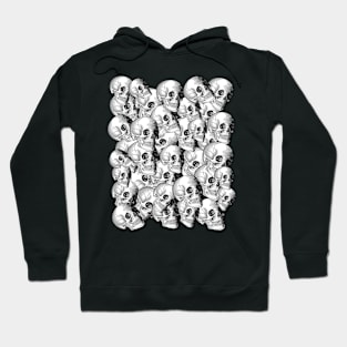 Repeat Skull †††† Graphic Design Hoodie